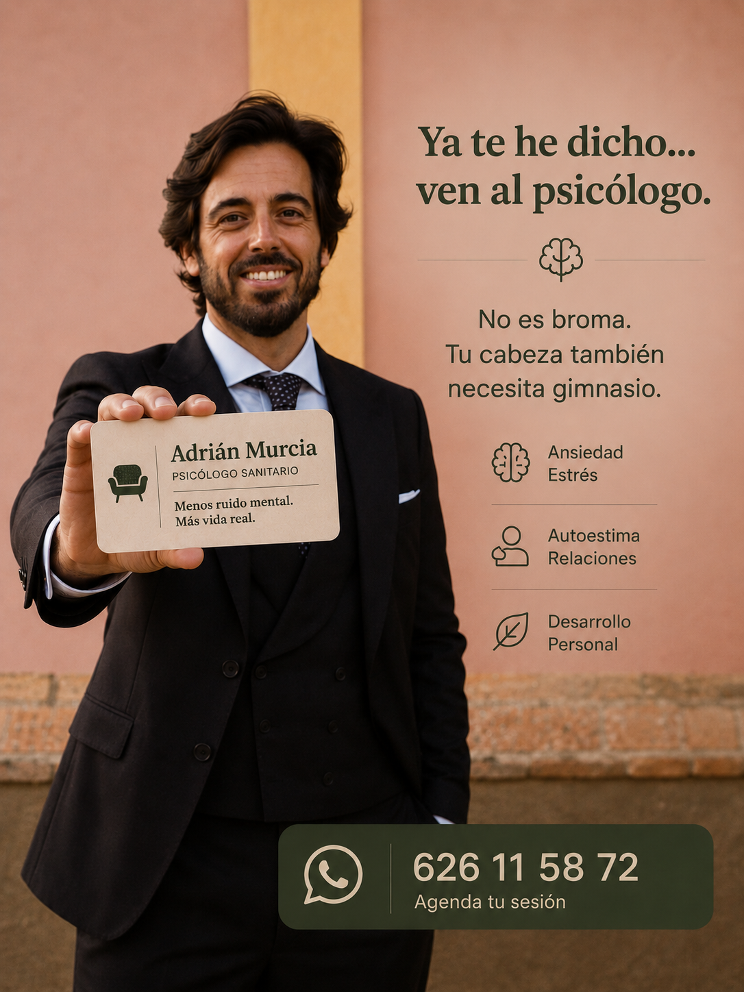 Adrián Murcia, psicólogo sanitario